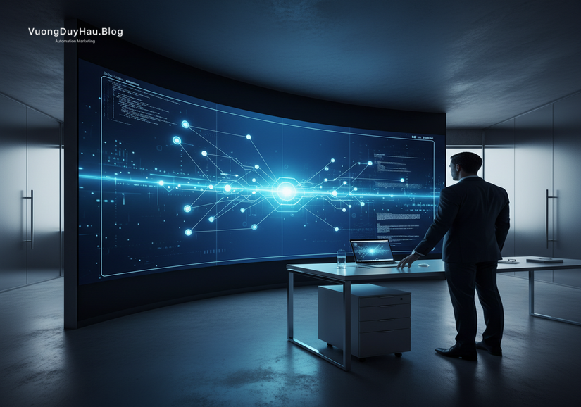 Chuyển Đổi Tương Tác Khách Hàng Với n8n Chatbot: Từ Thủ Công Đến Tự Động Hóa Toàn Diện Sơ đồ chuyển đổi tương tác khách hàng từ thủ công sang tự động hóa toàn diện với n8n chatbot